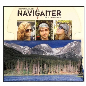 A picture of a Bandana - Sprague Lake and a picture of a mountain.