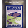 Patch - RMNP Trail Ridge Road: An embroidered patch featuring a scenic view of Trail Ridge Road at Rocky Mountain National Park, part of the Scenic Icon Series.