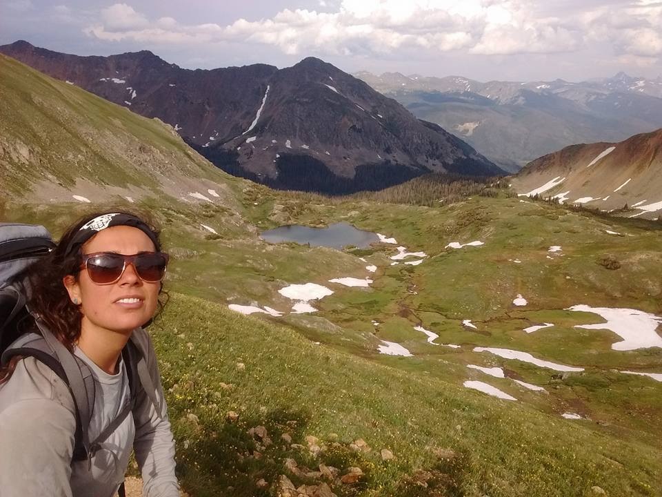 MegEllen atop Parika Peak