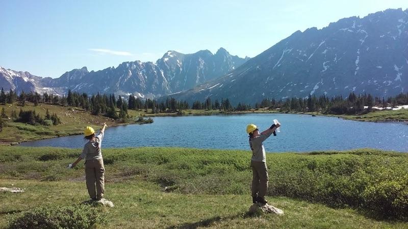 Jordan and Rachel enjoying the view