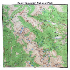 Bandana - Map of RMNP