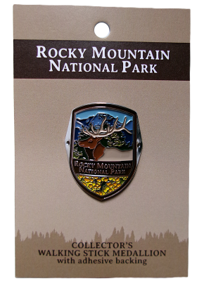 Walking Stick Medallion - RMNP Elk
