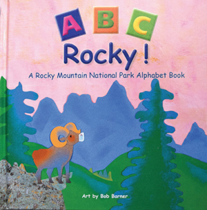 Sentence with the updated product name: ABC Rocky! A Rocky Alphabet Book is a rocky mountain national park alphabet book.