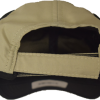back of TRR hat The back of a Hat - RMNP Tan Wicking with black trim.