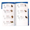 Animal Tracks Inside A notebook with pictures of animals and their footprints.
Product Name: Animal Tracks of the Rocky Mountains