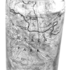 Map Pint A Glass - Etched 16 oz RMNP Topo Map Pint with a map on it.