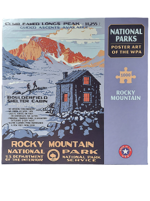 Puzzle - Longs Peak WPA Poster Jigsaw