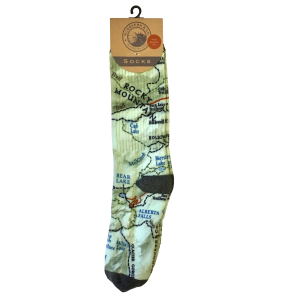 A pair of Socks - RMNP Map.