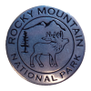 Rocky mountain national park Collectible Token - RMNP Longs Peak.