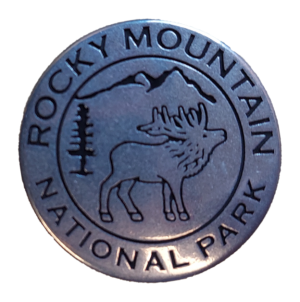 Rocky mountain national park Collectible Token - RMNP Longs Peak.