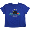 A toddler t - shirt with an image of a bear in the night sky.