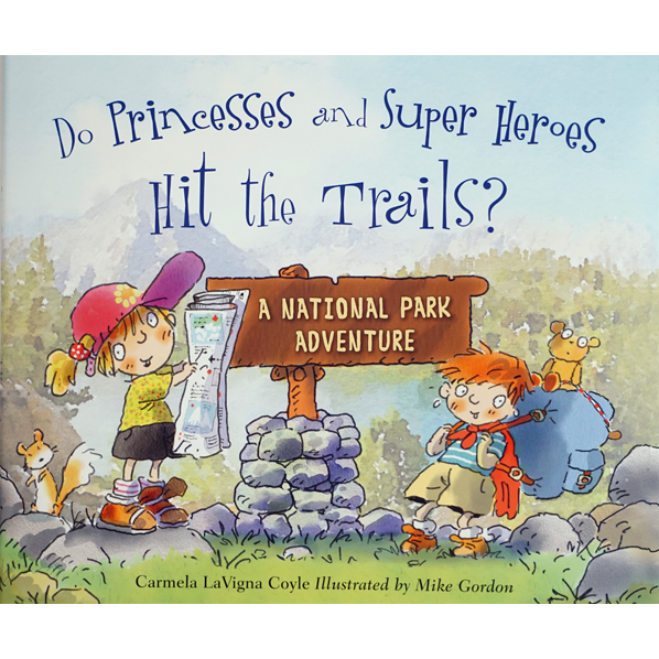 BookPrincessTrails Do princesses and super heroes wear the RMNP Vintage hat the trails? a national park adventure.