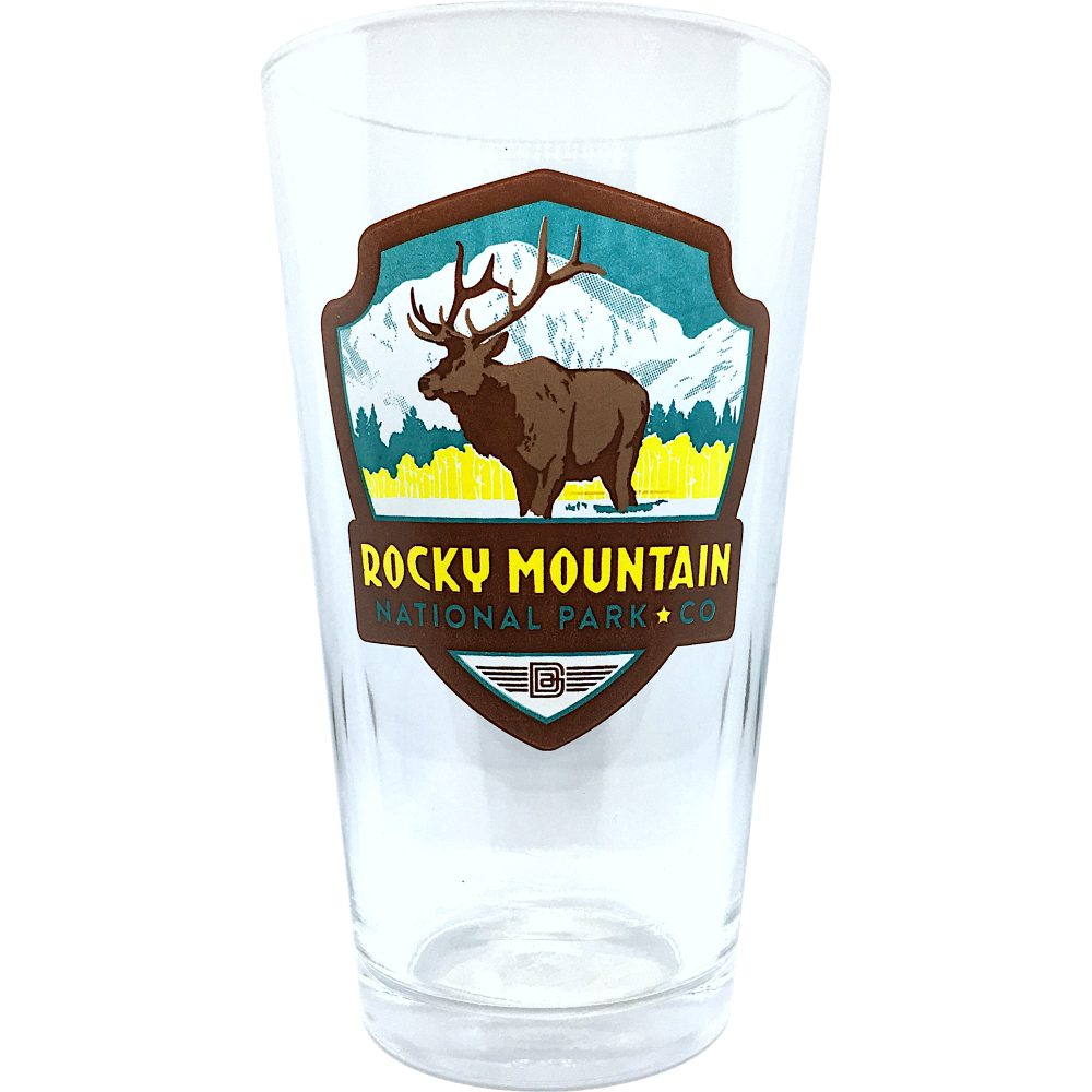 Rocky Mountain National Park pint glass.