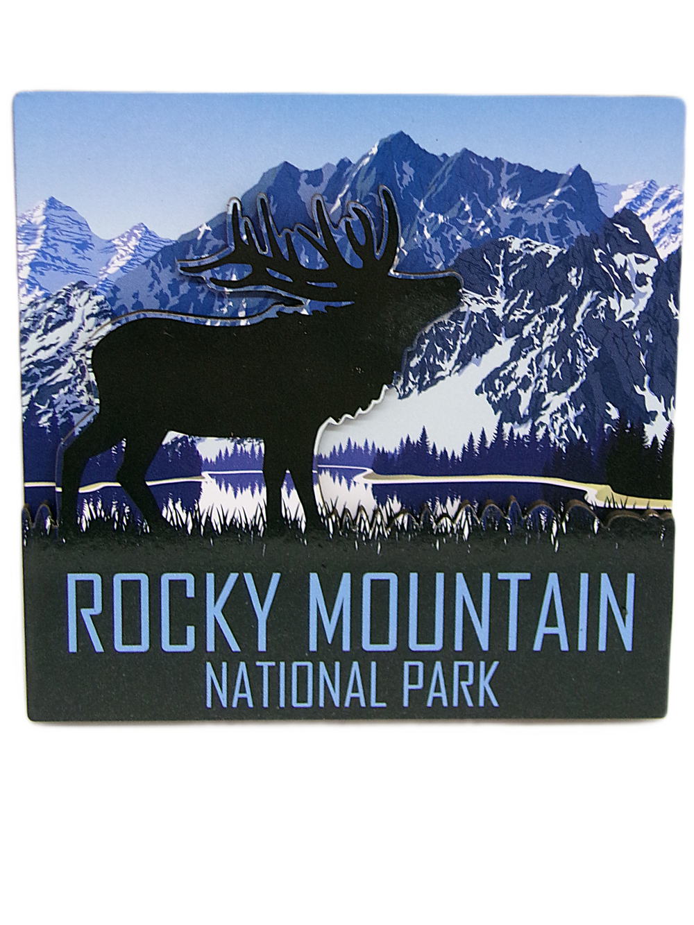 3d Mtn Elk Magnet