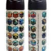 Two Water Bottles - 63 National Parks Stainless Steel with different designs on them.