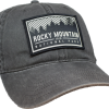 A gray hat with the Black Patch on it.
