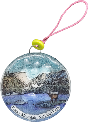 Yosemite national park Ornament - RMNP Hallett Peak.