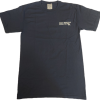 A navy RMNP Dotted Scenic t-shirt with a white logo on it.