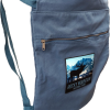 A blue Mountain Elk Drawstring Backpack.