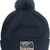 Navy Beanie The rocky mountain pom beanie in navy.