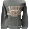 Gray RMNP Vintage Crewneck featuring "Rocky Mountain Nat'l Park" text on the front.