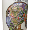 The Mug - RMNP Bear Collage is a white mug decorated with vibrant animal and plant artwork forming a bear shape, plus "Rocky Mountain National Park" text at the rim.