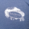 KODAK Digital Still Camera Close-up of the Long Sleeve Shirt - RMNP Map in blue, showcasing a white mountain graphic and the text "Rocky Mountain National Park Est. 1915.